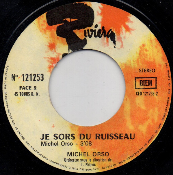 lataa albumi Michel Orso - Dis Lui Bien Que Je Laime Je Sors Du Ruisseau