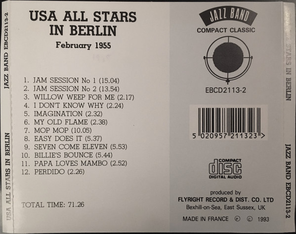 lataa albumi USA All Stars - USA All Stars In Berlin February 1955