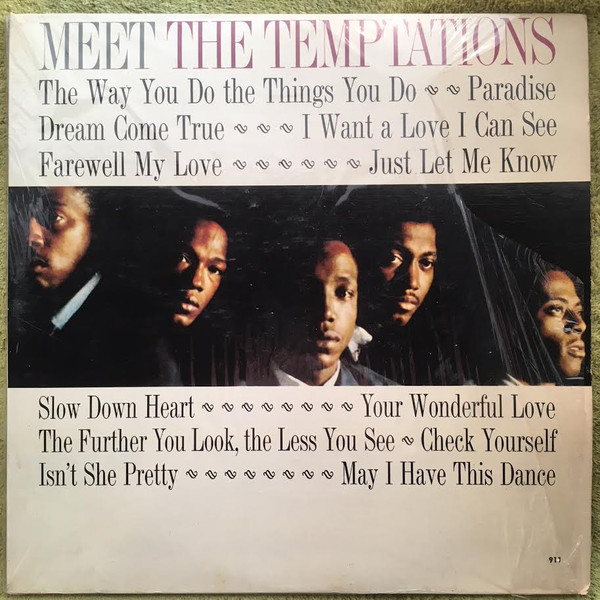 The Temptations – Meet The Temptations (1964, Rockaway Pressing