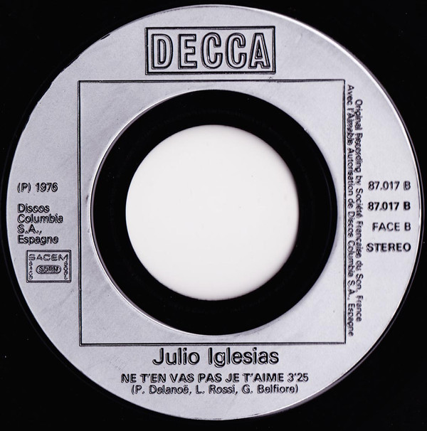baixar álbum Julio Iglesias - Ce NEst Rien QuUn Au Revoir