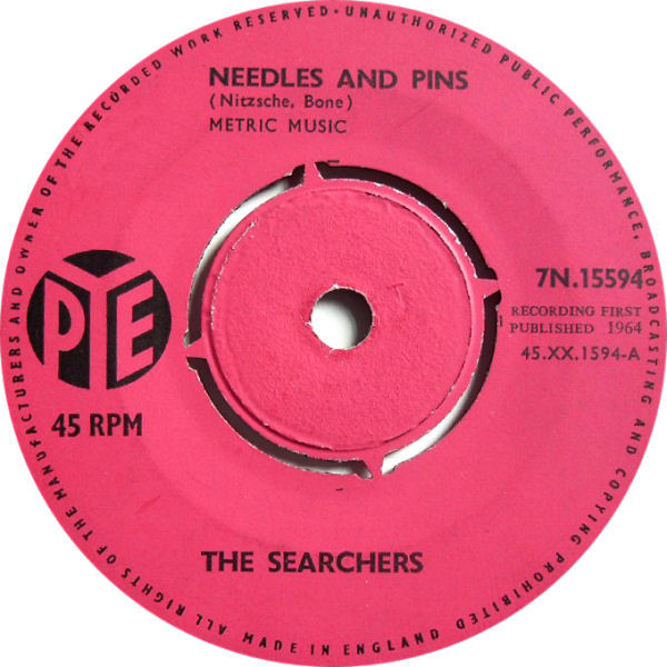 The Searchers – Needles And Pins (1964, Push-Out Centre, Vinyl) - Discogs