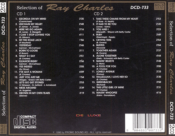 lataa albumi Ray Charles - Selection Of Ray Charles