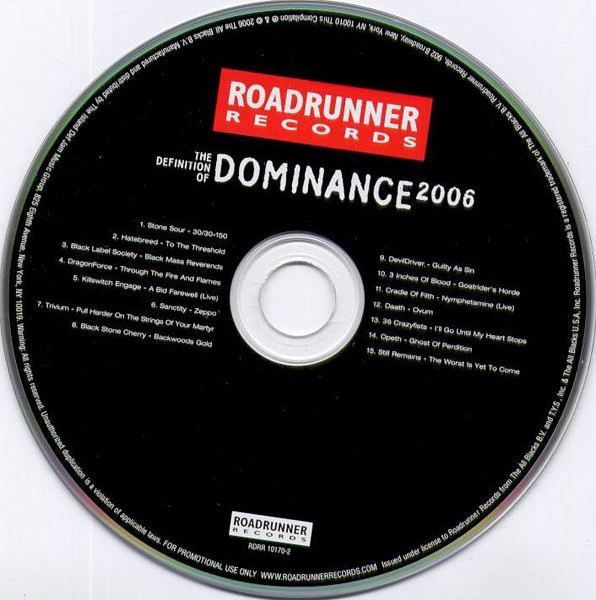 descargar álbum Various - The Definition Of Dominance 2006