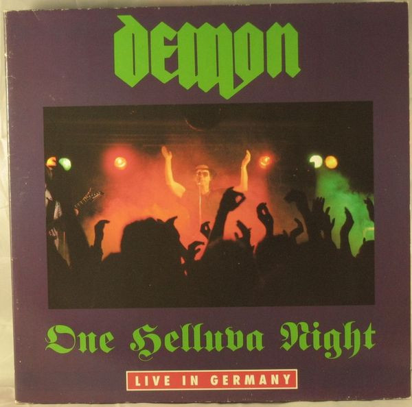 DEMON One Helluva Night 1981 UK Pressing 7 Vinyl Picture Disc Heavy Metal  Music NWOBHM -  Canada