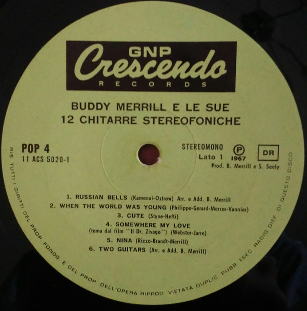 Album herunterladen Buddy Merrill - Buddy Merrill E Le Sue 12 Chitarre Stereofoniche