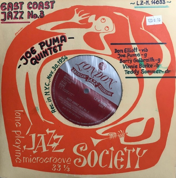 Joe Puma Quintet – Society-East Coast Jazz No.3 (1954, Vinyl) Discogs