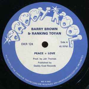 Barry Brown - Peace & Love / Adapter Chapter album cover