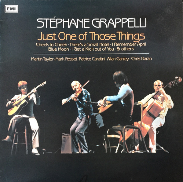 Stéphane Grappelli – Just One Of Those Things (1984, Vinyl) - Discogs