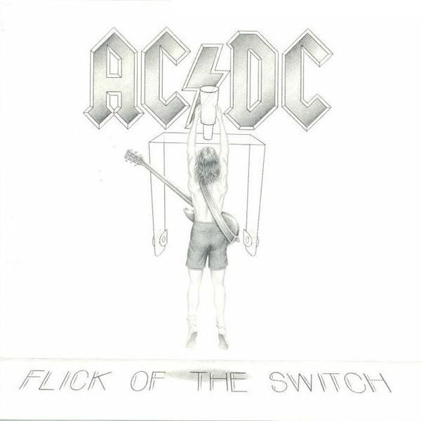 Обложка конверта виниловой пластинки AC/DC - Flick Of The Switch