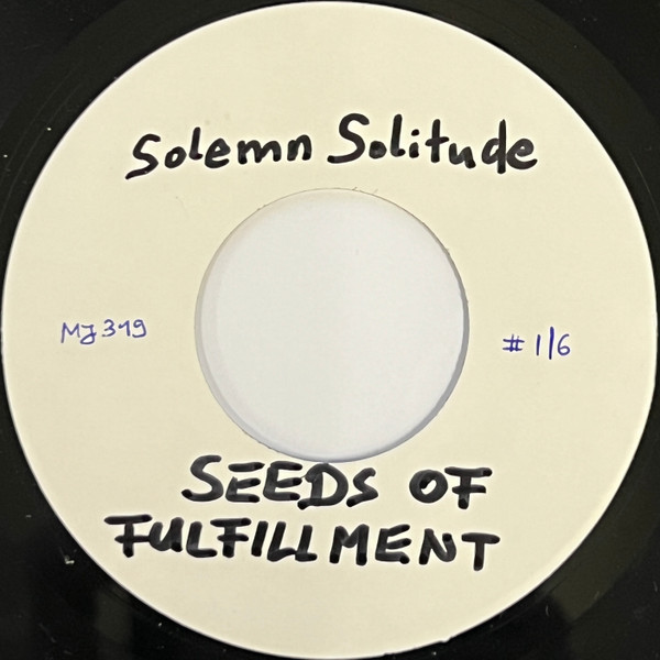 Seeds Of Fulfillment – Solemn Solitude (2023, Vinyl) - Discogs
