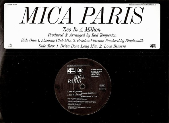 Mica Paris – Two In A Million (1993, Vinyl) - Discogs