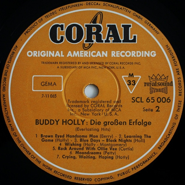 descargar álbum Buddy Holly - Die Großen Erfolge Everlasting Hits