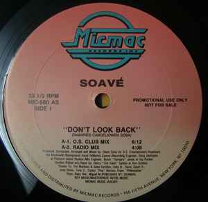 Soavé - Don't Look Back album cover