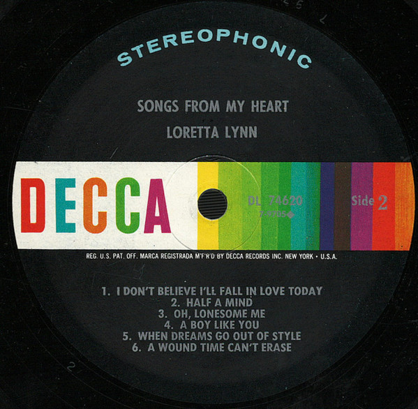 last ned album Loretta Lynn - Songs From My Heart