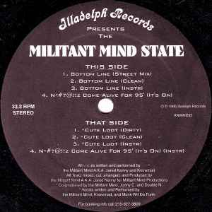 Militant Mind State - Bottom Line / Cute Loot album cover