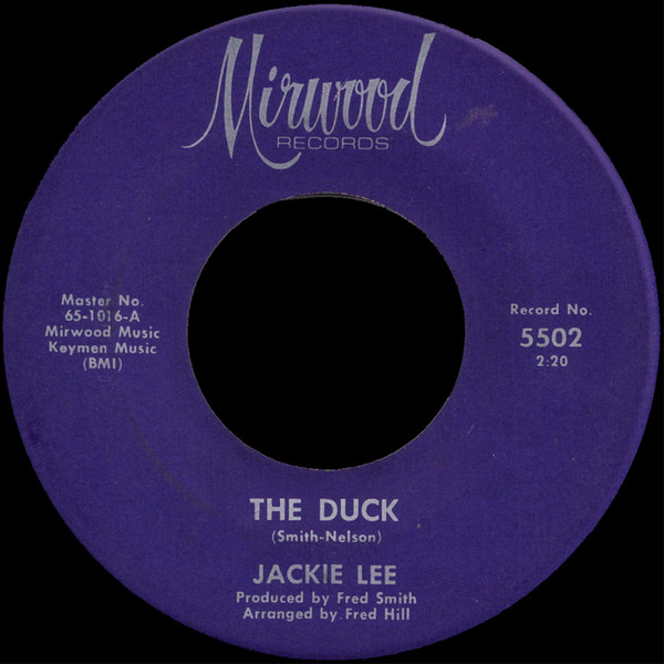 Jackie Lee – The Duck (1965, Blue Label, Vinyl) - Discogs