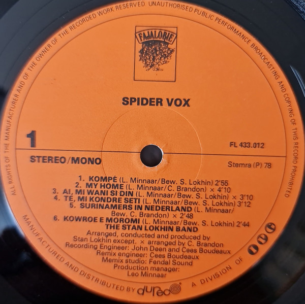 télécharger l'album Download The Stan Lokhin Band - Spider Vox album