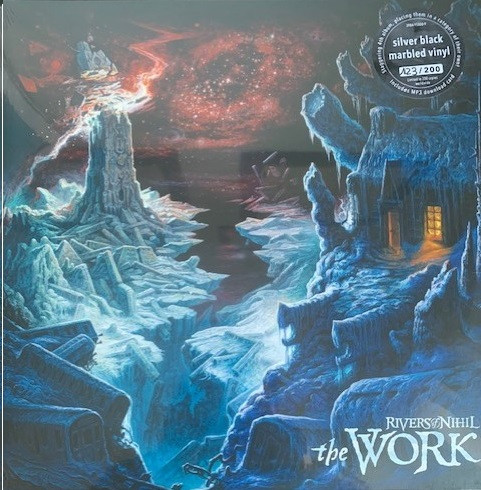 Rivers Of Nihil – The Work (2021, Silver Black - Marbled, Vinyl