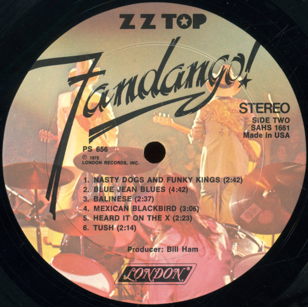 ZZ Top - Fandango! | London Records (PS 656) - 4