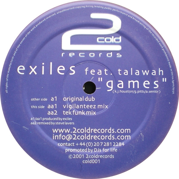 Album herunterladen Exiles Feat Talawah - Games