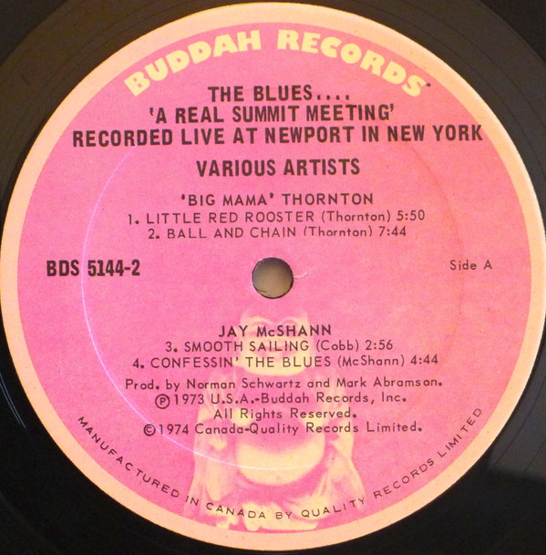 Various - The Blues... "A Real Summit Meeting" | Buddah Records (BDS 5144-2) - 5