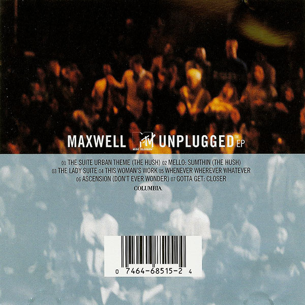 Maxwell – MTV Unplugged EP (1997, CD) - Discogs