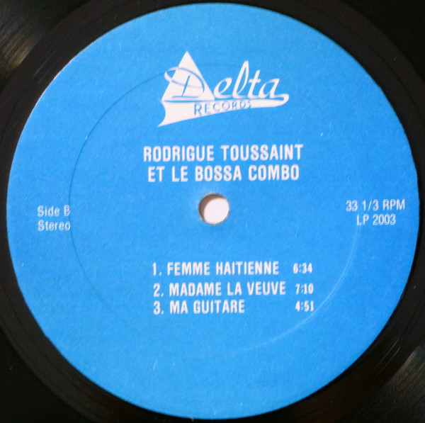 télécharger l'album Rodrigue Toussaint et le Bossa Combo - Haïti