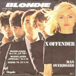 ブロンディ = Blondie – X オフェンダー = X Offender (1977, Vinyl 