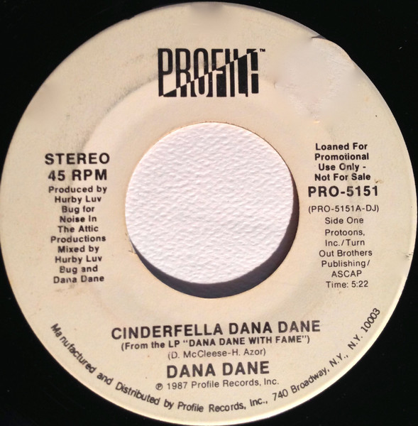 Dana Dane – Cinderella Dana Dane (1988, Vinyl) - Discogs