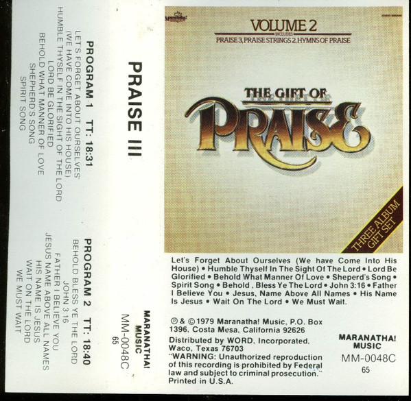 Maranatha! Music - Praise Gold (In His Time): lyrics and songs