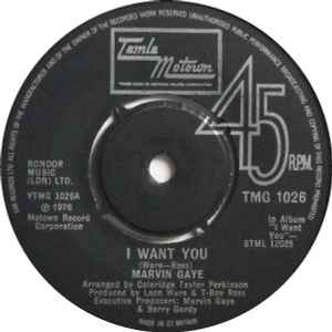 Marvin Gaye - I Want You LP Vinyl Record For Sale