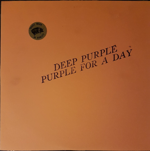 初版カラー盤！】DEEP PURPLE/Purple For A Day-