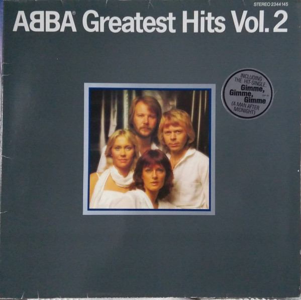 Обложка конверта виниловой пластинки ABBA - Greatest Hits Vol. 2