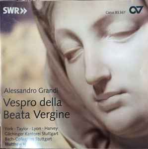 Alessandro Grandi - Vespro Della Beata Vergine album cover