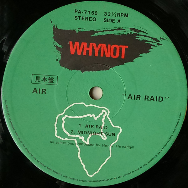 last ned album Air Featuring Henry Threadgill Steve McCall Fred Hopkins - Air Raid