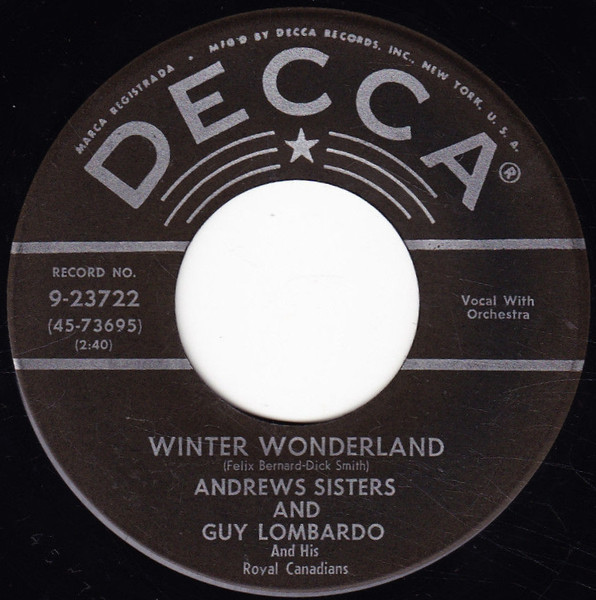 Andrews Sisters And Guy Lombardo And His Royal Canadians – Winter