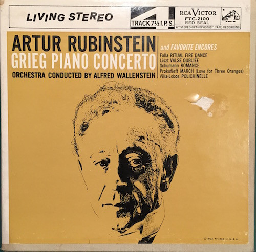 Artur Rubinstein, Grieg, Alfred Wallenstein – Grieg Piano Concerto