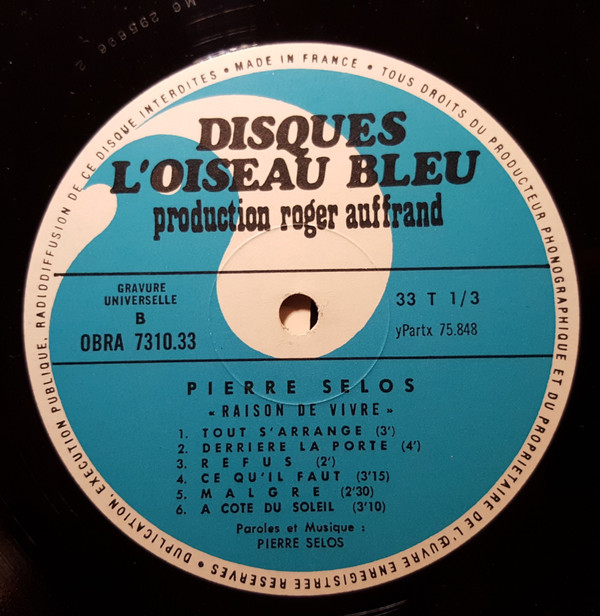 télécharger l'album Pierre Selos, Elté - Raison de Vivre