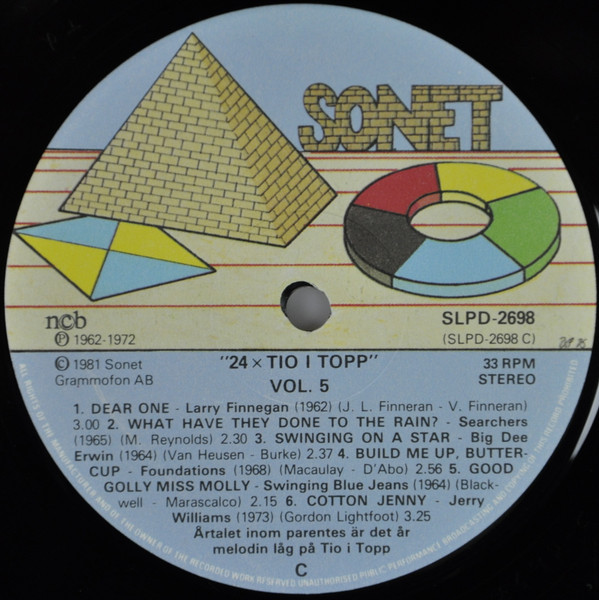 last ned album Various - 24 x Tio i Topp Radioprogrammet 1961 1974 Volym 5