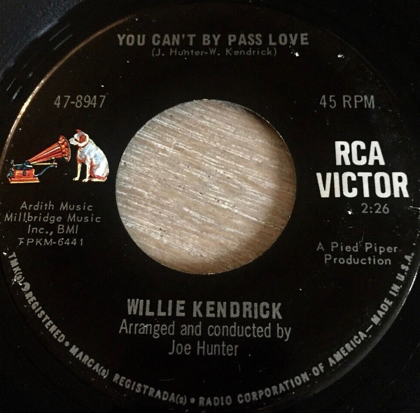Willie Kendrick – You Can't By Pass Love (1966, Vinyl) - Discogs