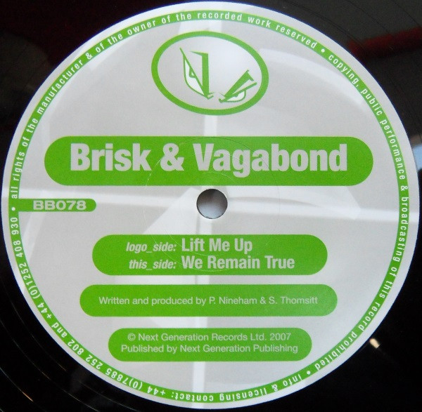 lataa albumi Download Brisk & Vagabond - Lift Me Up We Remain True album