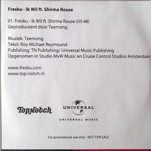 télécharger l'album Fresku Ft Shirma Rouse - Ik Wil