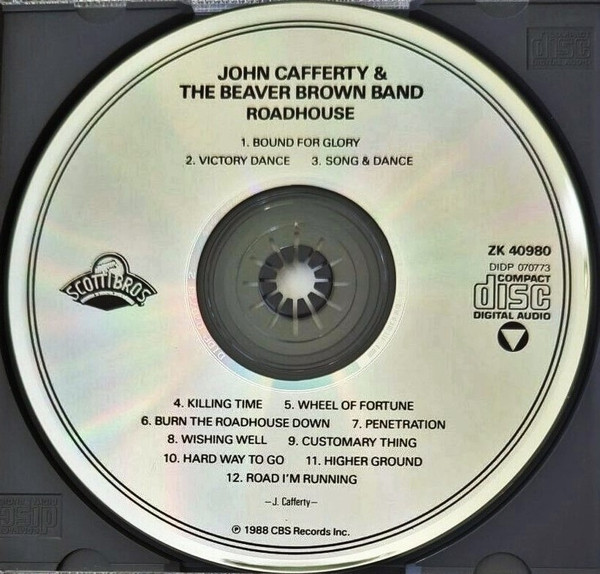 初期国内盤 / John Cafferty And The Beaver Brown Band / Roadhouse / Scotti Bros.  Records / D32Y0182 / 1988 / 難あり - ロック、ポップス（洋楽）