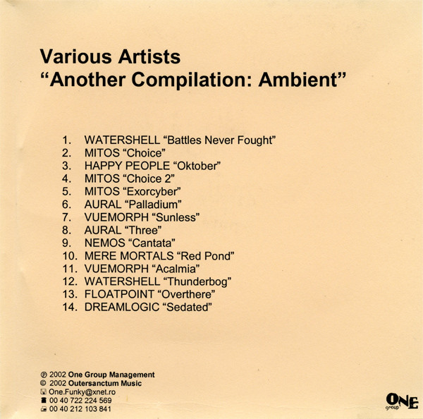 télécharger l'album Various - Another Compilation Ambient