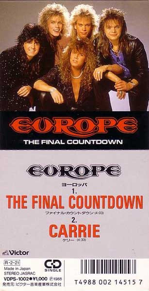 Europe – The Final Countdown (1988, CD) - Discogs