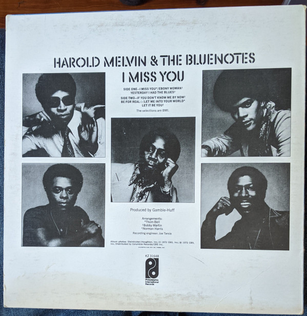 baixar álbum Harold Melvin & The Blue Notes - Harold Melvin The Blue Notes Featuring If You Dont Know Me By Now And I Miss You