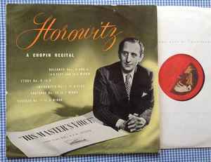 Vladimir Horowitz - A Chopin Recital album cover