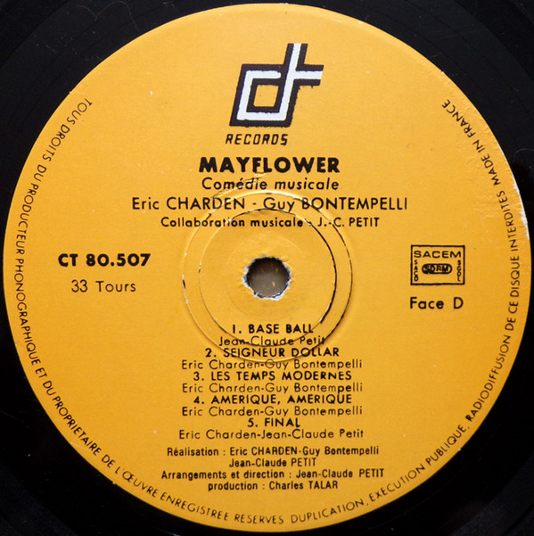 last ned album Éric Charden Guy Bontempelli - Mayflower