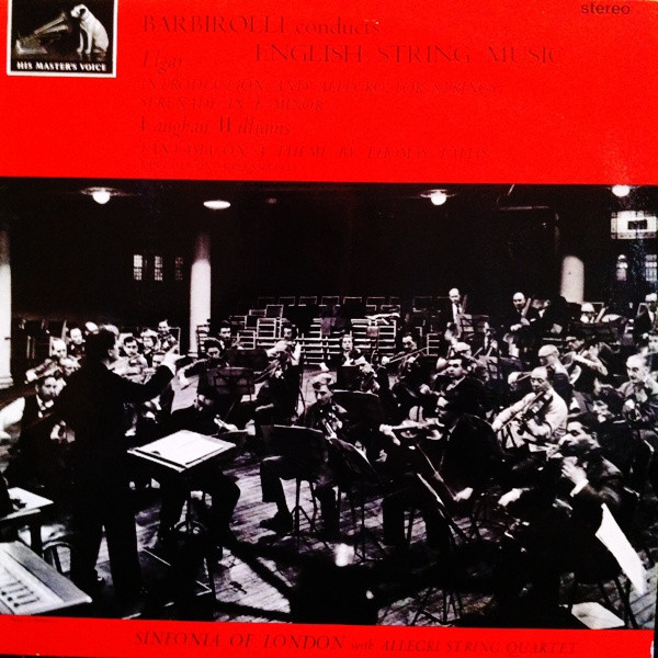 Elgar, Vaughan Williams / The Sinfonia Of London / Barbirolli