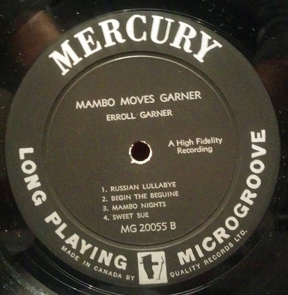 descargar álbum Erroll Garner - Mambo Moves Garner